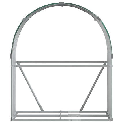 brændestativ 120x45x140 cm galvaniseret stål grøn