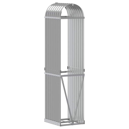 brændestativ 40x45x170 cm galvaniseret stål lysegrå
