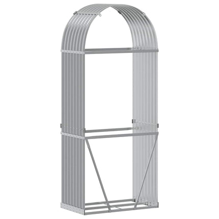 brændestativ 80x45x190 cm galvaniseret stål lysegrå