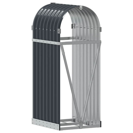 brændeholder antracit 40x45x100 cm galvaniseret stål