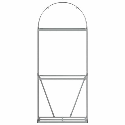 brændeholder antracit 80x45x190 cm galvaniseret stål