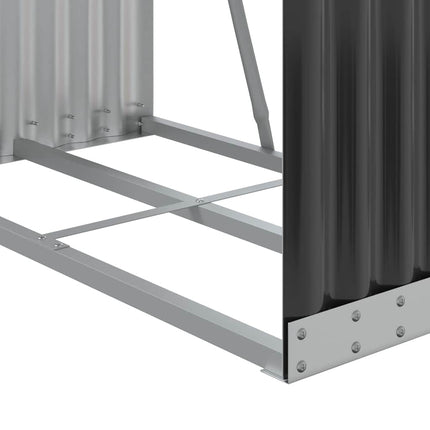 brændeholder antracit 80x45x190 cm galvaniseret stål