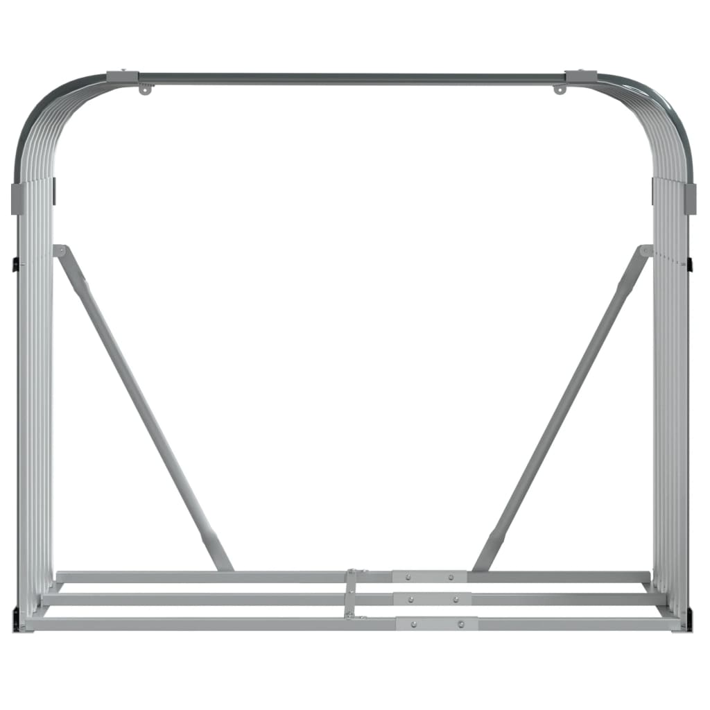 brændeholder antracit 120x45x100 cm galvaniseret stål