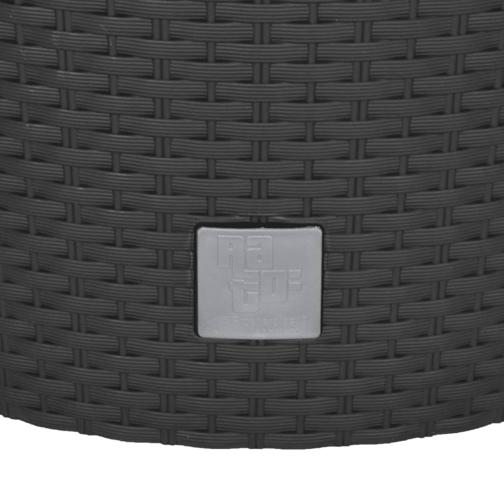 plantekrukke 15/15,3 l udtagelig indsats PP rattanlook antracit