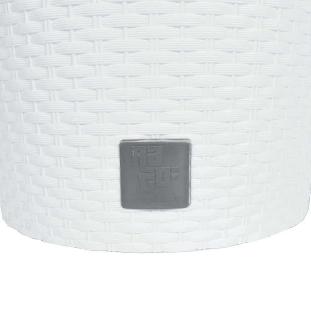 plantekrukke 15/15,3 l udtagelig indsats PP rattanlook hvid