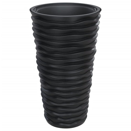 plantekrukke 8/22 l udtagelig indsats PP rillet design antracit