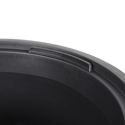 plantekrukke 18/45 l udtagelig indsats rillet design hvid