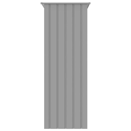 fuglebur 215x78x200 cm galvaniseret stål grå