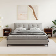 sengeborde 2 stk. 40x30x50 cm konstrueret træ brunt egetræ