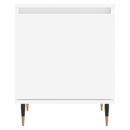sengeborde 2 stk. 40x30x50 cm konstrueret træ hvid