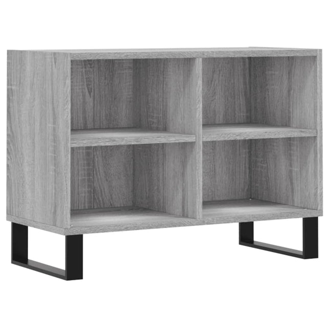 tv-bord 69,5x30x50 cm konstrueret træ grå sonoma-eg