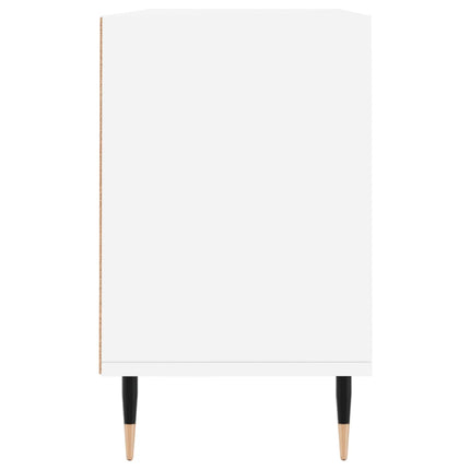 tv-bord 103,5x30x50 cm konstrueret træ hvid