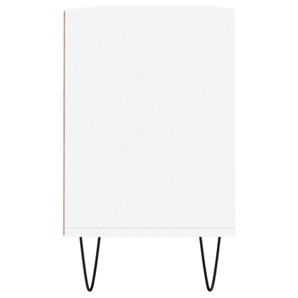 tv-bord 103,5x30x50 cm konstrueret træ hvid