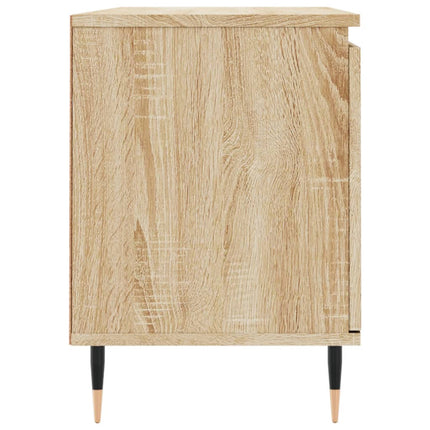 tv-bord 104x35x50 cm konstrueret træ sonoma-eg