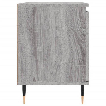 tv-bord 104x35x50 cm konstrueret træ grå sonoma-eg