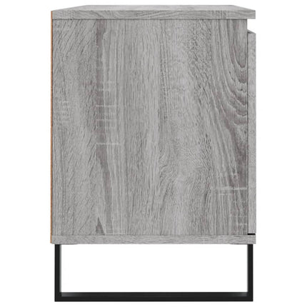 tv-bord 104x35x50 cm konstrueret træ grå sonoma-eg