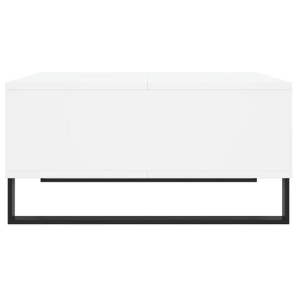 sofabord 60x60x30 cm konstrueret træ hvid