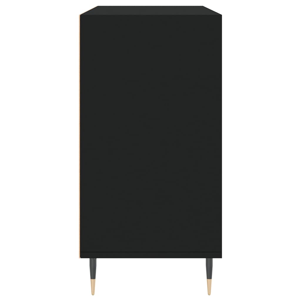 skænk 103,5x35x70 cm konstrueret træ sort