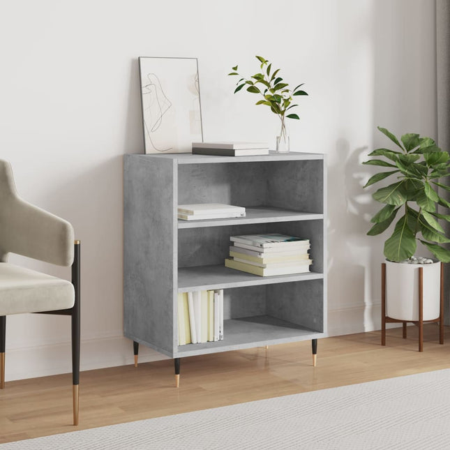 skænk 57x35x70 cm konstrueret træ betongrå