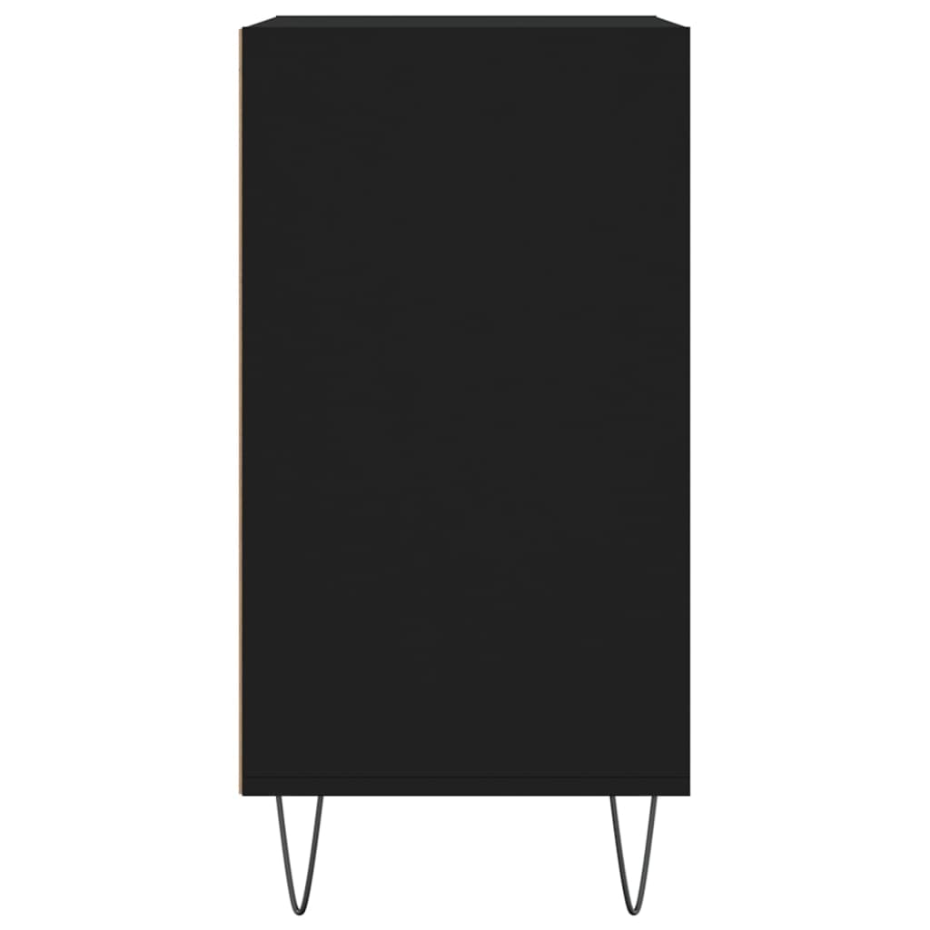 skænk 57x35x70 cm konstrueret træ sort