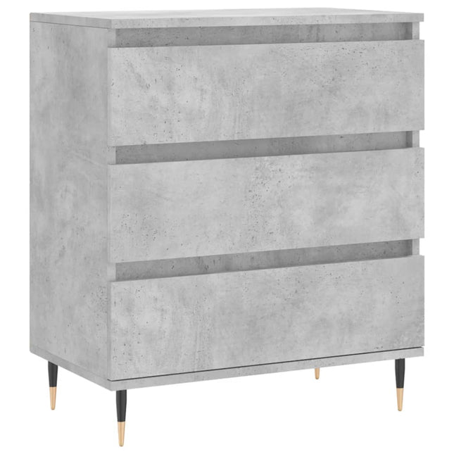 skænk 60x35x70 cm konstrueret træ betongrå