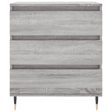 skænk 60x35x70 cm konstrueret træ grå sonoma-eg