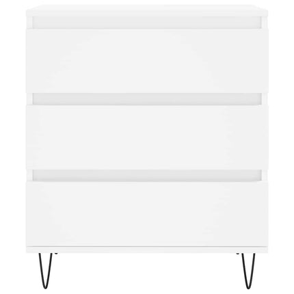 skænk 60x35x70 cm konstrueret træ hvid