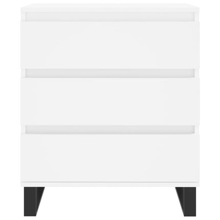 skænk 60x35x70 cm konstrueret træ hvid