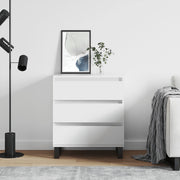 skænk 60x35x70 cm konstrueret træ hvid