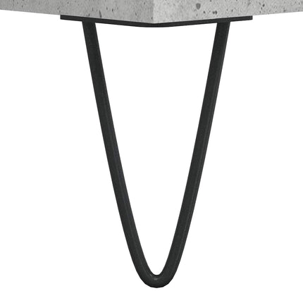 skænk 101,5x35x70 cm konstrueret træ betongrå