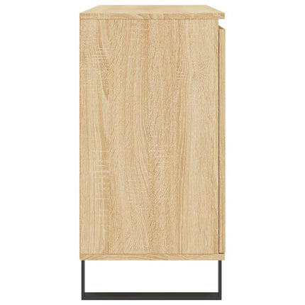 skænk 101,5x35x70 cm konstrueret træ sonoma-eg