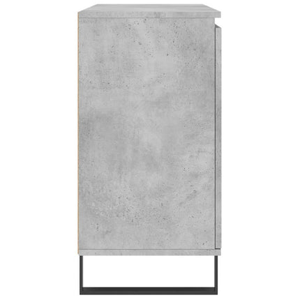 skænk 101,5x35x70 cm konstrueret træ betongrå