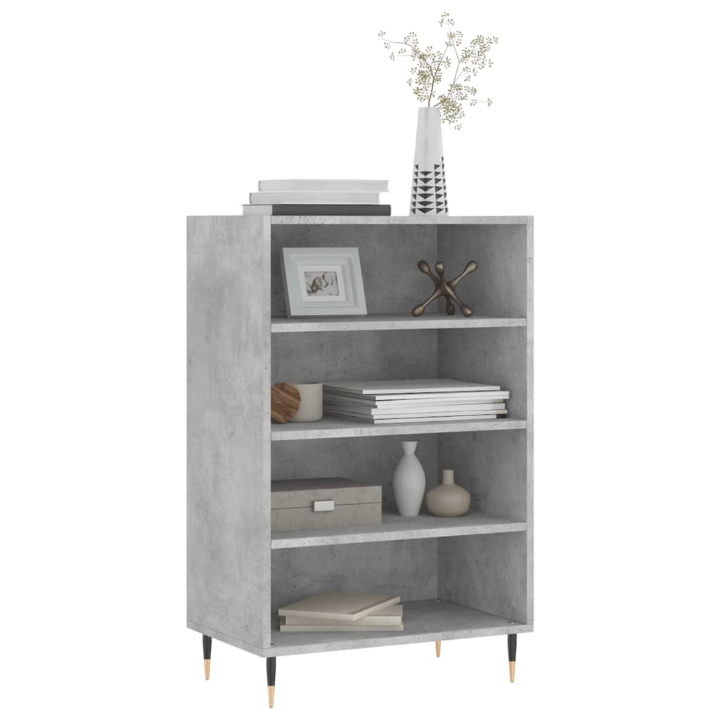 skab 57x35x90 cm konstrueret træ betongrå