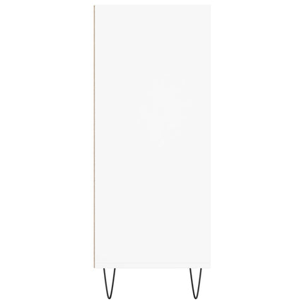 skab 57x35x90 cm konstrueret træ hvid