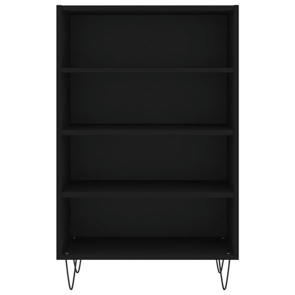 skab 57x35x90 cm konstrueret træ sort