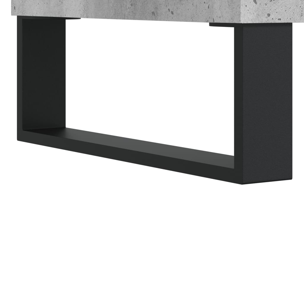 skab 57x35x90 cm konstrueret træ betongrå