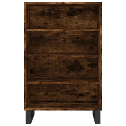 skab 57x35x90 cm konstrueret træ røget egetræ