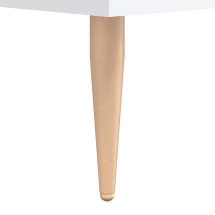 sengeborde 2 stk. 40x35x47,5 cm konstrueret træ hvid