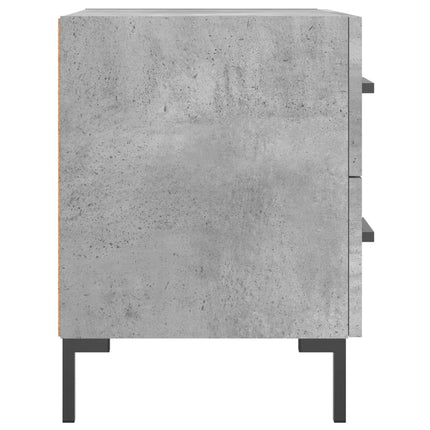 sengebord 40x35x47,5 cm konstrueret træ betongrå