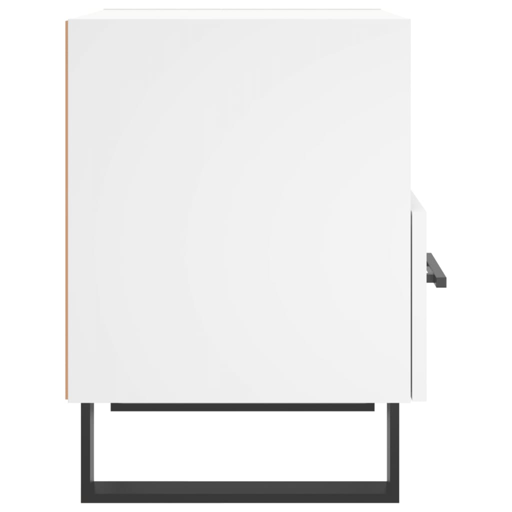 sengebord 40x35x47,5 cm konstrueret træ hvid