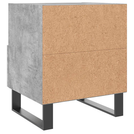 sengebord 40x35x47,5 cm konstrueret træ betongrå