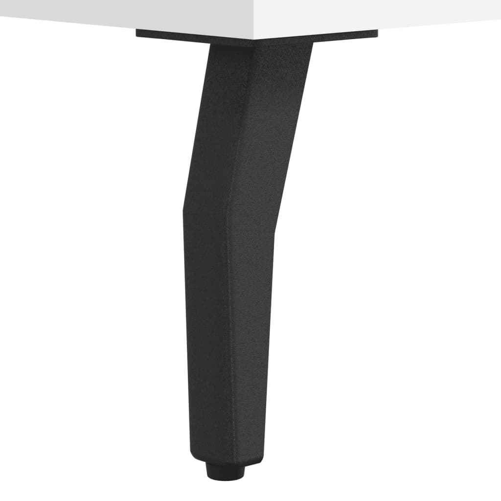 sengebord 40x40x50 cm konstrueret træ hvid