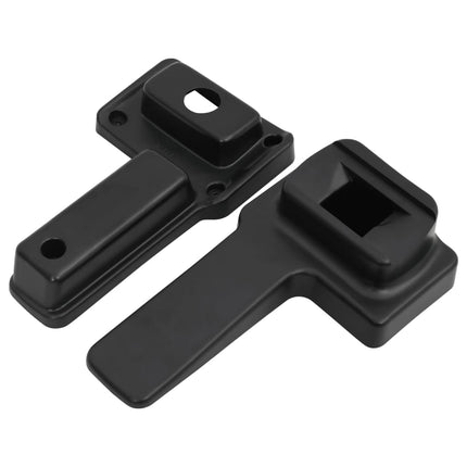 armlæn til bil 14,5x32x(27-46) cm ABS sort