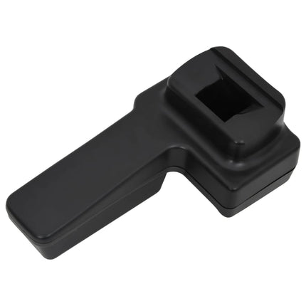 armlæn til bil 14,5x32x(27-46) cm ABS sort