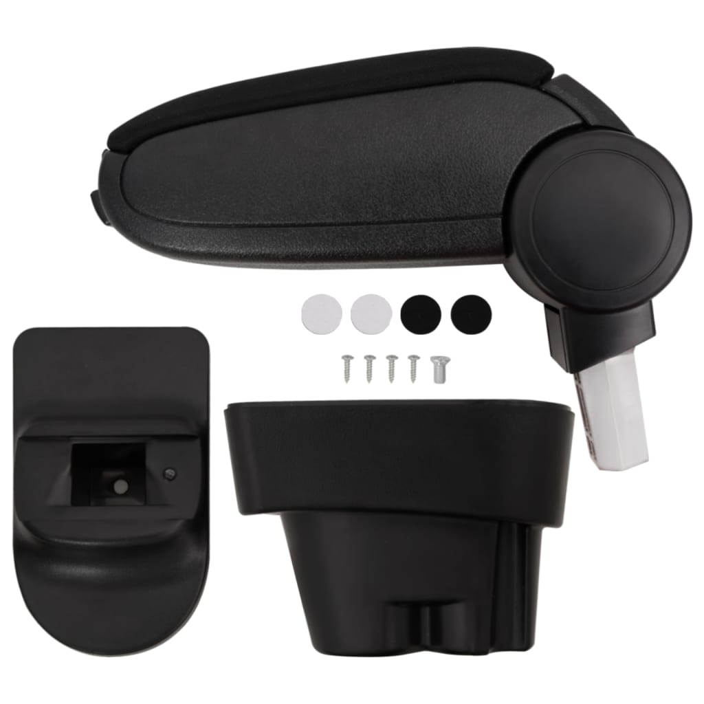 armlæn til bil 12x36x(33,5-48) cm ABS sort billede