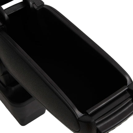 armlæn til bil 13x34x(33-46) cm ABS sort