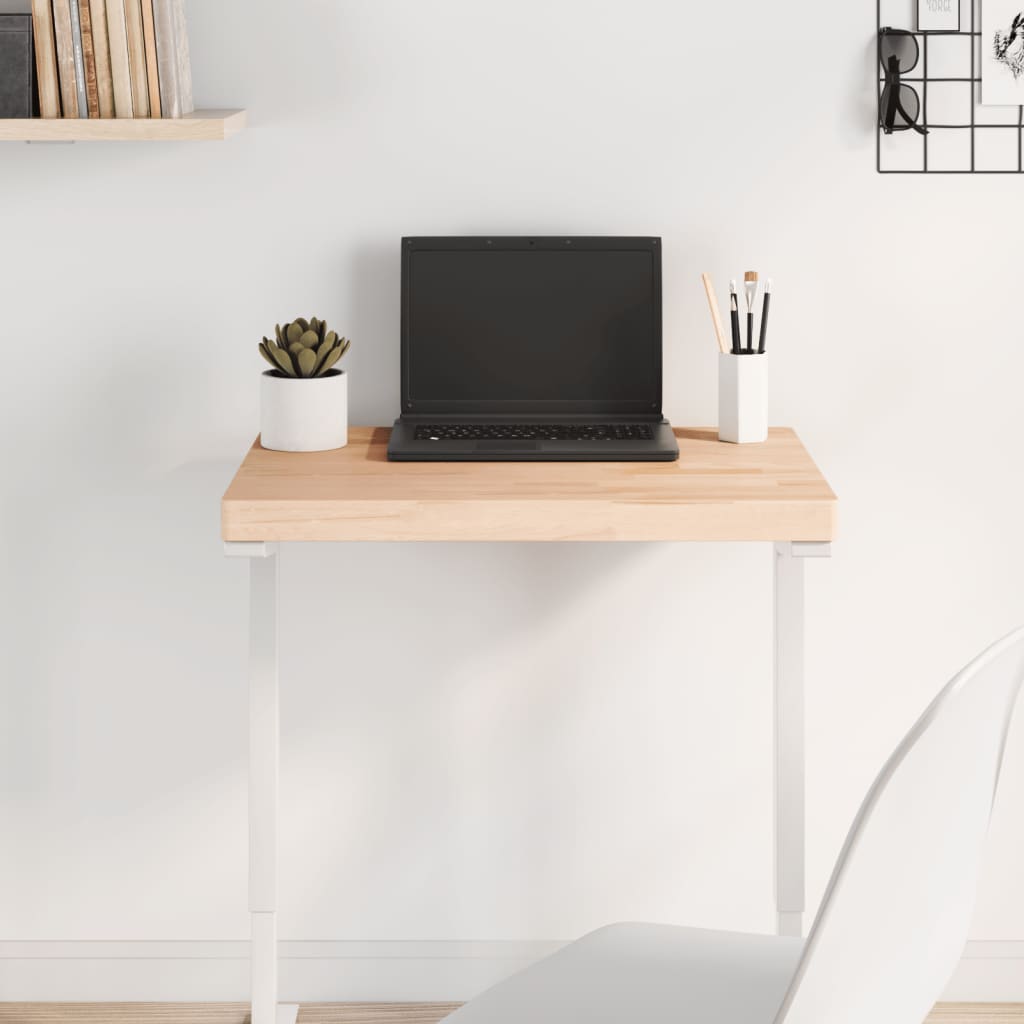 bordplade 60x40x4 cm rektangulær massivt bøgetræ billede