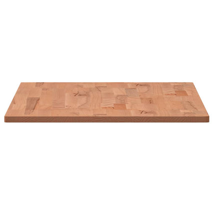 bordplade 80x40x1,5 cm rektangulær massivt bøgetræ