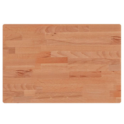 bordplade 60x40x1,5 cm rektangulær massivt bøgetræ