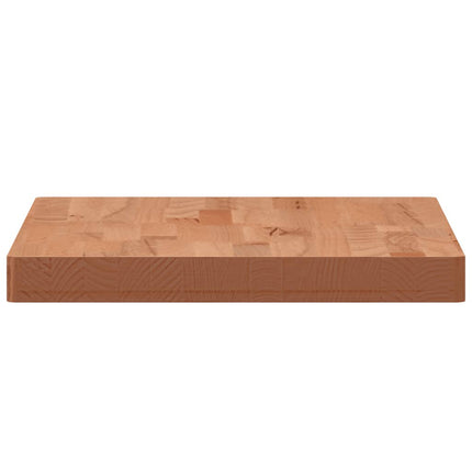 bordplade 60x40x4 cm rektangulær massivt bøgetræ